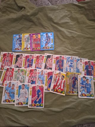 Pack cromos Panini fútbol antiguo