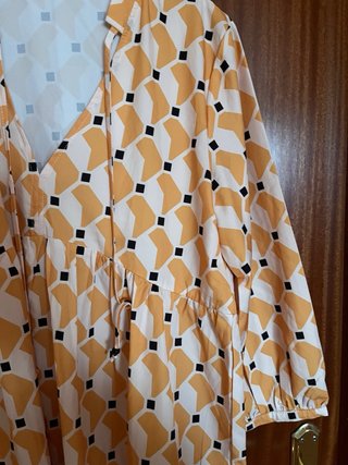 Vestido smock T. S/M estampado