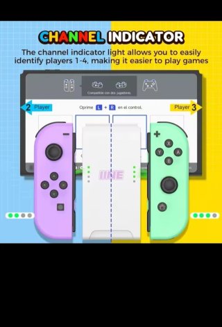 Nuovo supporto per controller Nintendo Switch.