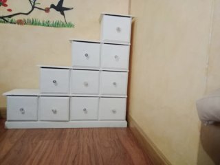 Estantería Escalera Blanca