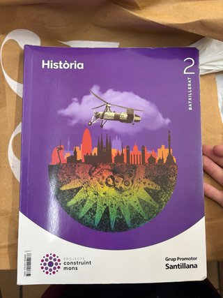 Libro de Historia segundo de bachillerato