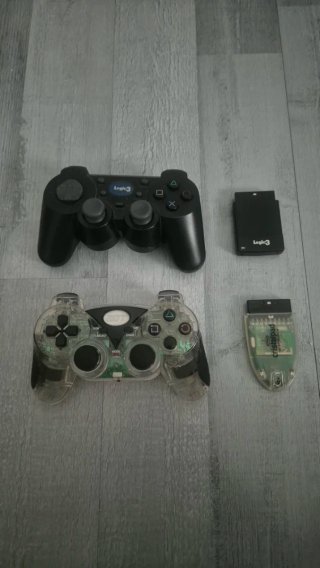 Pack 2 Mandos PS2 Inalámbricos + Receptores