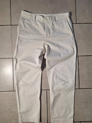 Pantaloni Zara Beige Fondo Ampio