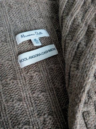 Chaqueta Massimo Dutti Lana Angora Cashmere
