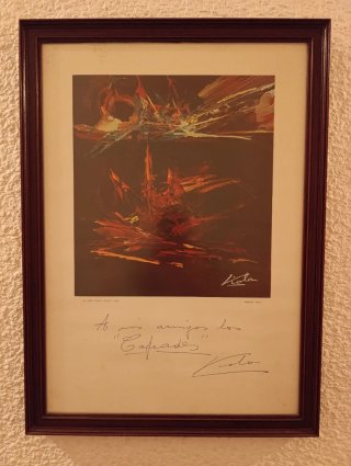 Cuadro de Viola A mis amigos los Cofrades
