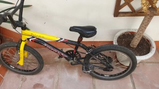Bicicleta de cross DOX Negra y Amarilla