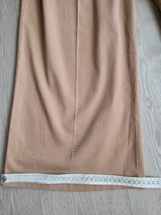 Pantalón Zara Beige Ancho