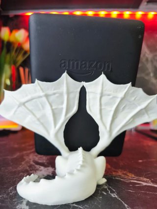 Supporto E-reader Drago Bianco