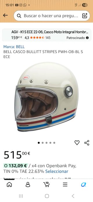 Casco Bell Bullitt Ayrton Senna