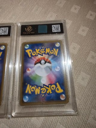 Carte Pokémon Zacian & Zamazenta gradate RPA 9.5
