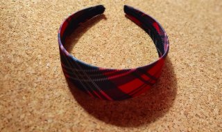 Pack diademas cuadros/escocesas estilo preppy