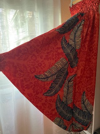 Pantalón harén seda estampado