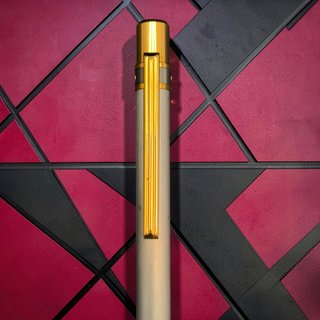 Bolígrafo Cartier Santos Acero y Oro