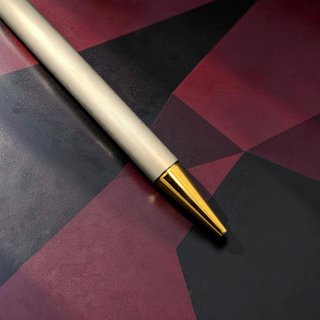 Bolígrafo Cartier Santos Acero y Oro