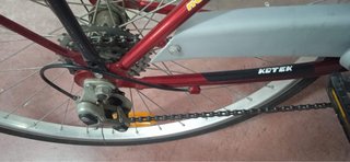 Bicicleta Paseo Roja con Cesta