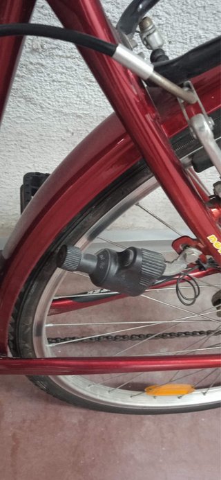 Bicicleta Paseo Roja con Cesta