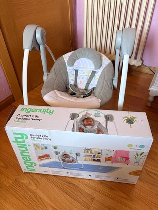 Columpio portátil bebé 0-9 meses