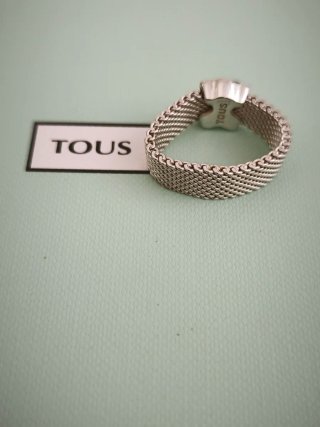 REBAJADO: Anillo Tous Oso Talla 10 Plata 925
