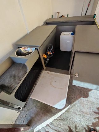Mueble Camper Contrachapado Marino