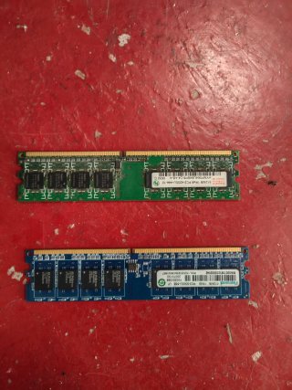 2x RAM DDR2 512MB Hynix/Ramaxel