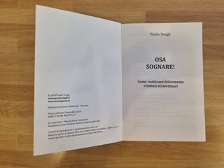 libro Osa Sognare! di Paolo Svegli