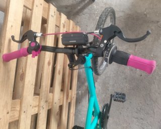 Bicicleta Infantil B'Twin Azul y Rosa