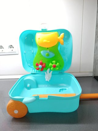 Maleta de playa para niños con ruedas