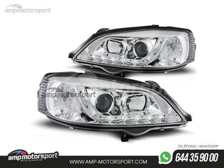 FAROS DELANTEROS LUZ DIURNA LED PARA OPEL ASTRA G