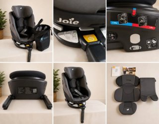 Silla de coche Joie 360 giratoria con isofix.