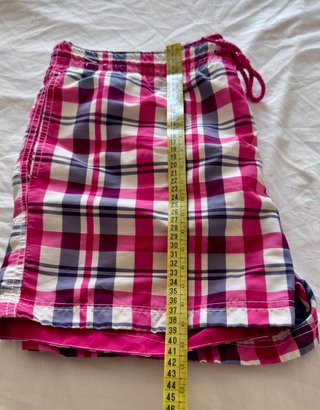 Bañador cuadros rosa y azul Talla XL