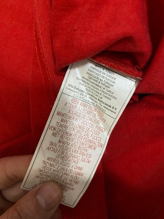 T-shirt Nike anni 90 Y2K Vintage Rossa - Taglia L