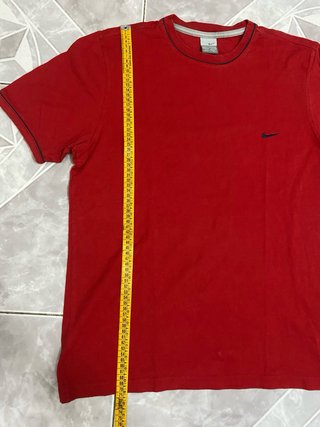 T-shirt Nike anni 90 Y2K Vintage Rossa - Taglia L