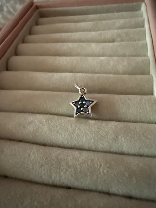 Charm Pandora Estrella Azul y Plata