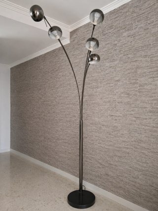 Lámpara de pie moderna 5 luces