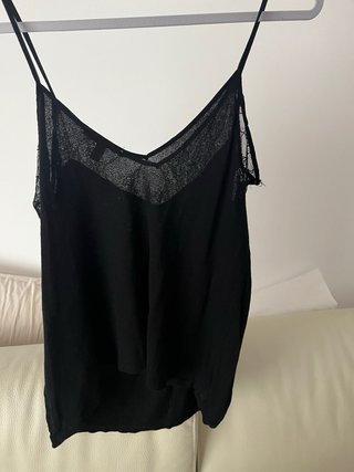Top lencero encaje mujer