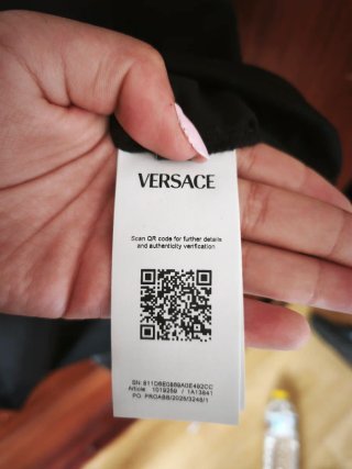 Polo Versace Negro
