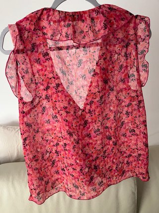 Blusa Renatta floral volantes