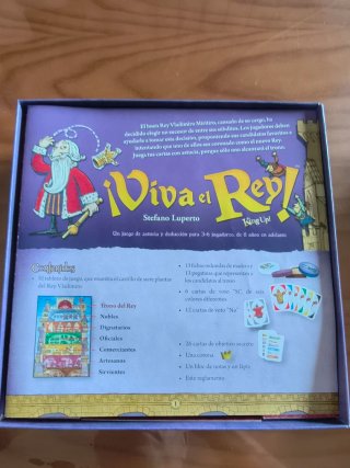 Juego de mesa ¡Viva el Rey! King Up!