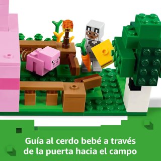LEGO Minecraft 21268 Casa del Cerdo Bebé