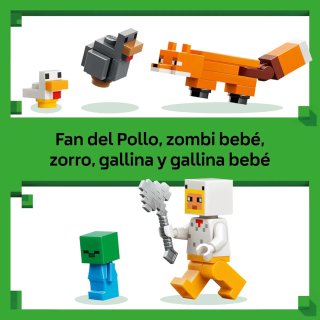 LEGO Minecraft Granja de Pollos 21155