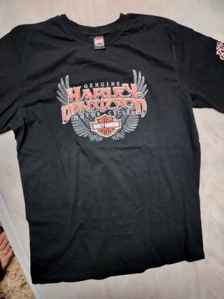 Camiseta Harley-Davidson Motor Cycles Negra