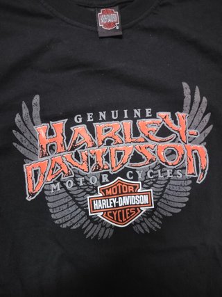 Camiseta Harley-Davidson Motor Cycles Negra