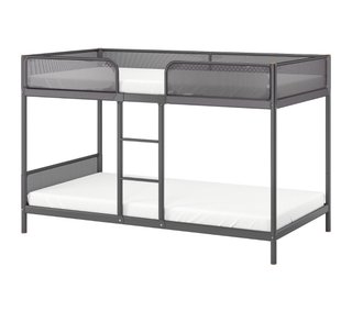 Litera IKEA gris metálica