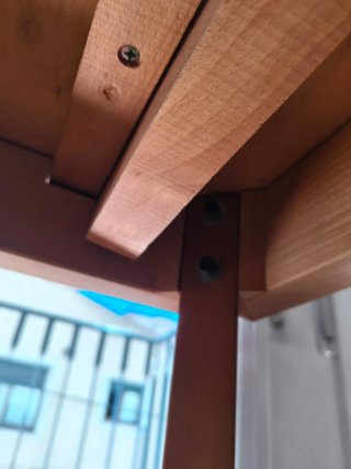 Mesa de comedor extensible de madera