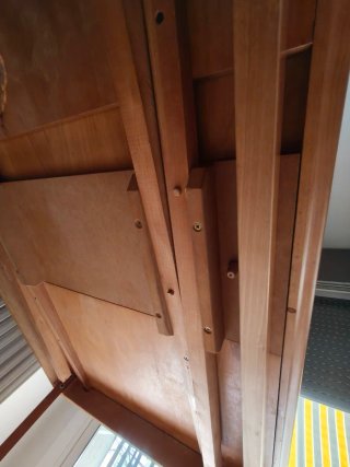 Mesa de comedor extensible de madera