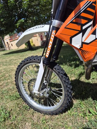 KTM Motocross Naranja y Blanca