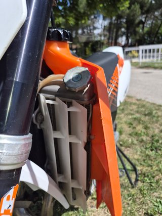 KTM Motocross Naranja y Blanca