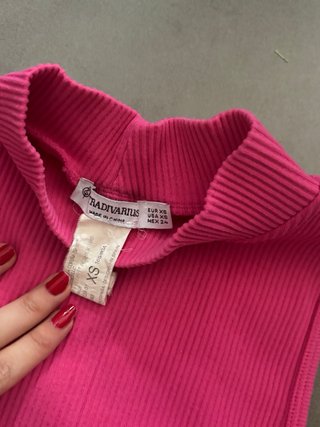 Top fucsia Stradivarius Talla XS