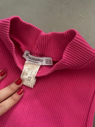 Top fucsia Stradivarius Talla XS