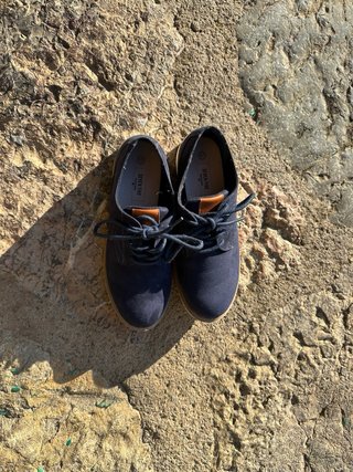 Zapatos de vestir niño azul
